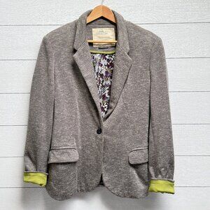 Cartonnier | Women's Textured Grey Blazer – Anthropologie Minimalist | Size L